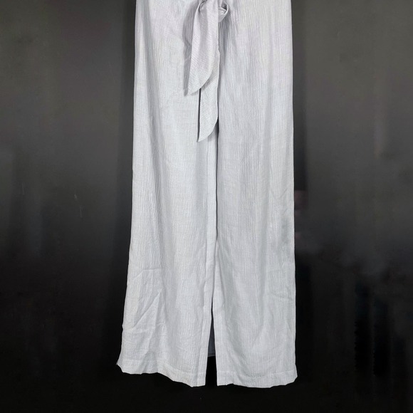 Brochu Walker Madsen Sleeveless Maxi‎ Dress Lavender Button Front Tie - Picture 10 of 11